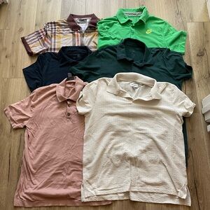 Bundle lot six slim fit L polo shirts excellent asos H&M Nike goodfellow